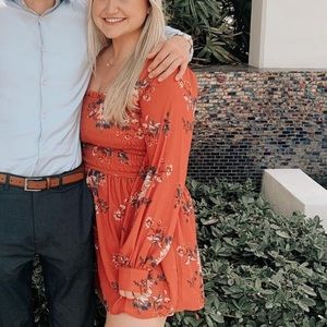 Floral Smock Dress